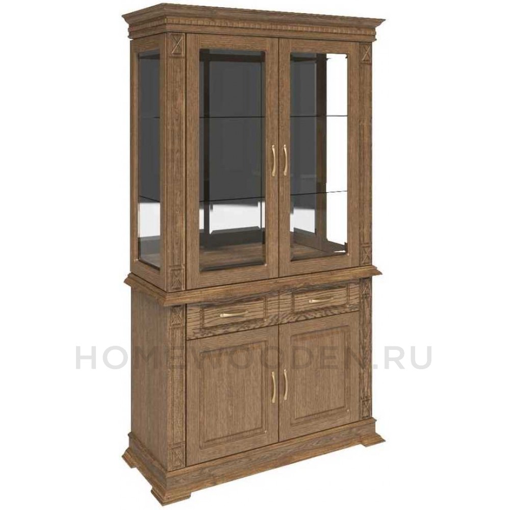 Шкаф комбинированный 2д Верди Классик П1.0487.0.19 (П487.19з)