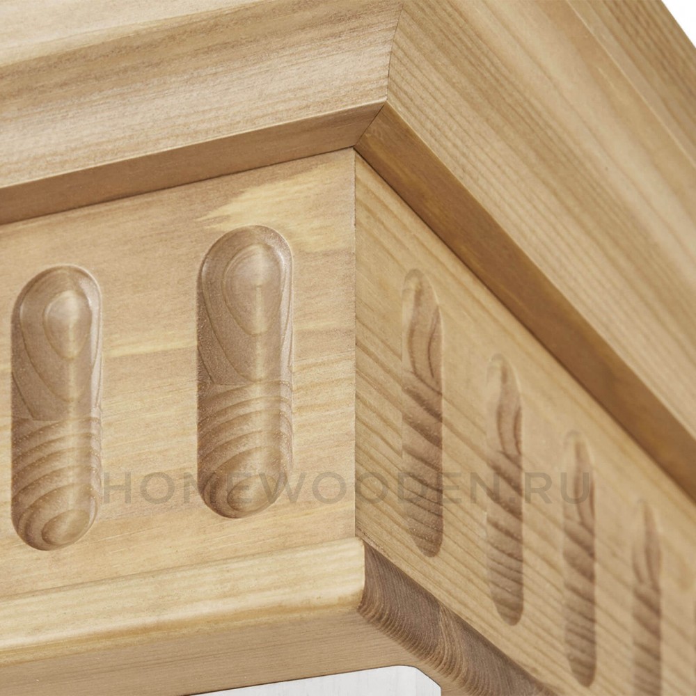 Стеллаж Хельсинки 01 из массива сосны