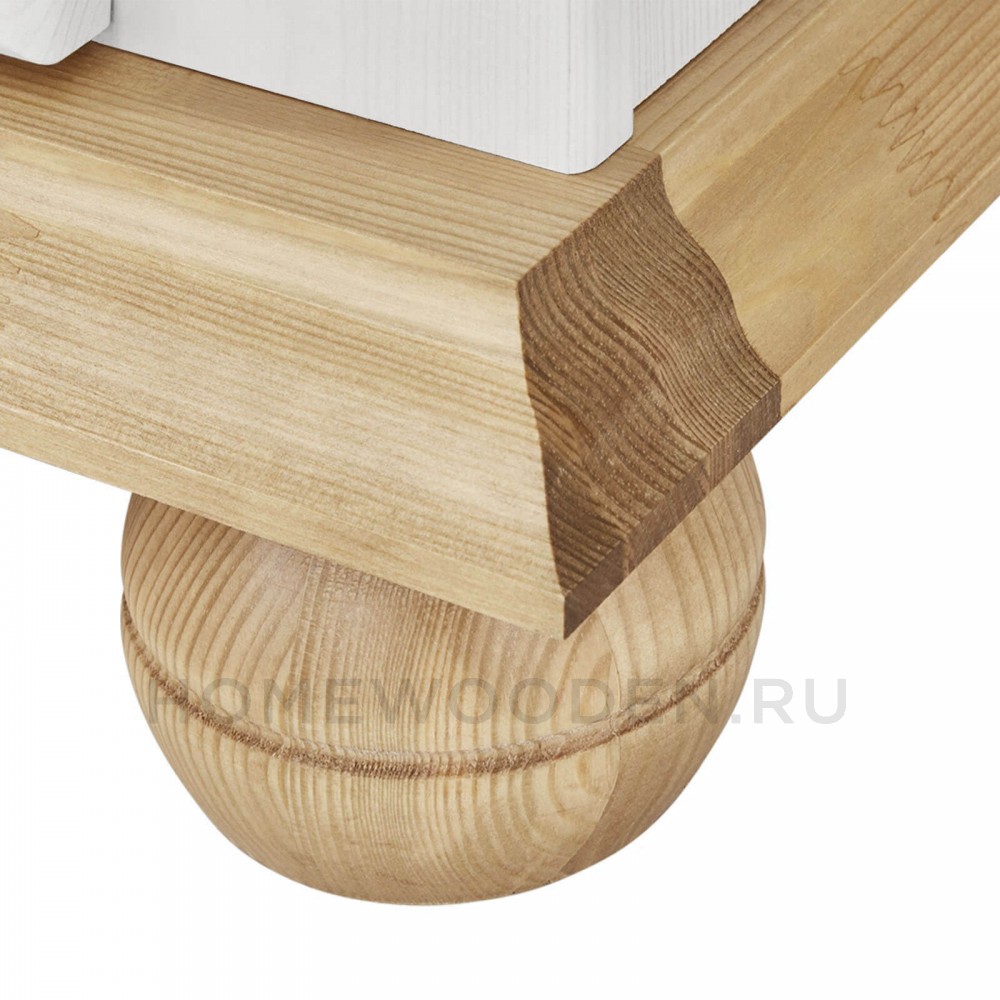 Стеллаж Хельсинки 01 из массива сосны