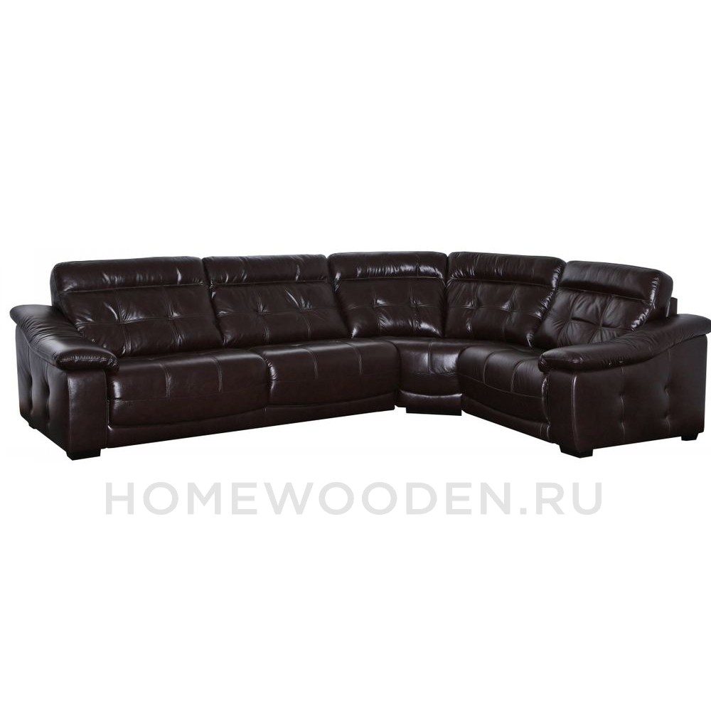 Диван угловой кожаный Мирано