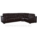 Диван угловой кожаный Мирано