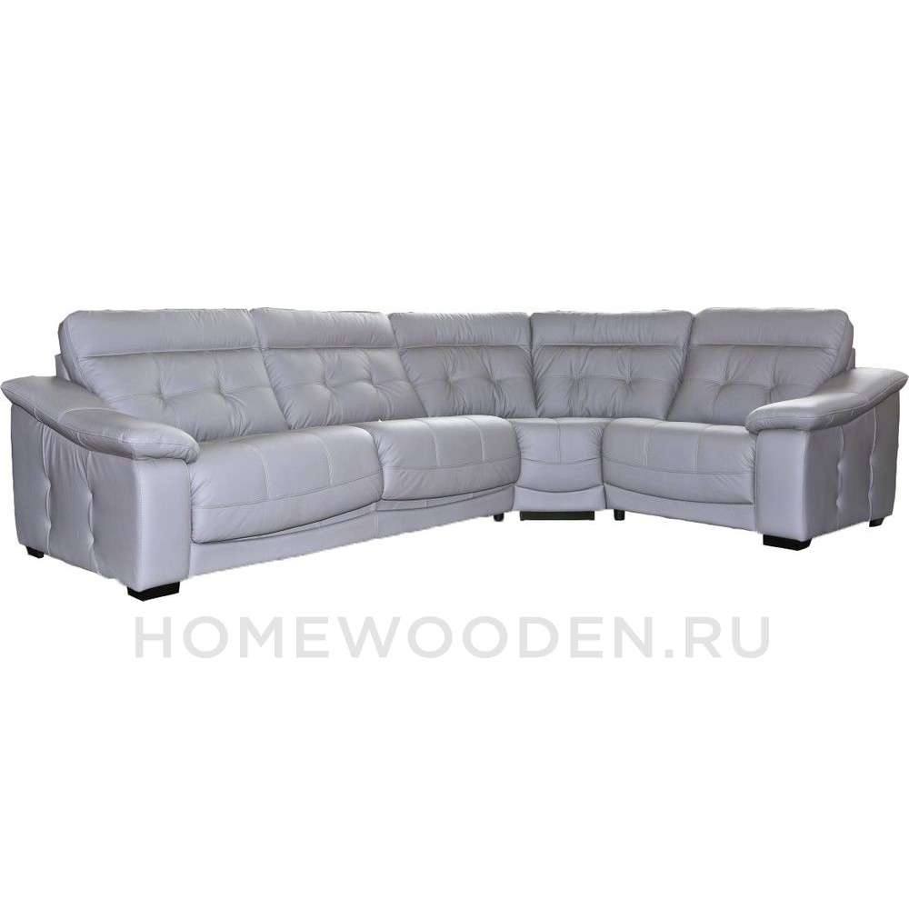 Диван угловой кожаный Мирано