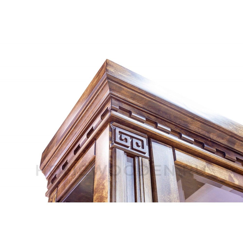 Шкаф с витриной Ривьера ГМ-5801