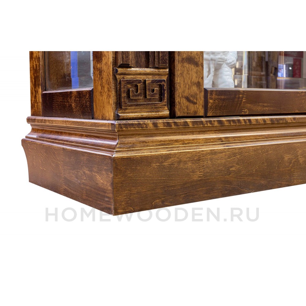 Шкаф с витриной Ривьера ГМ-5801