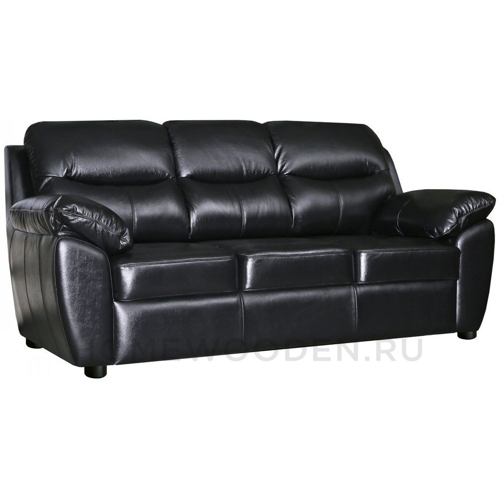 Кожаный Диван Плаза 3М