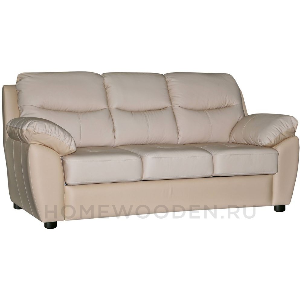 Кожаный Диван Плаза 3М