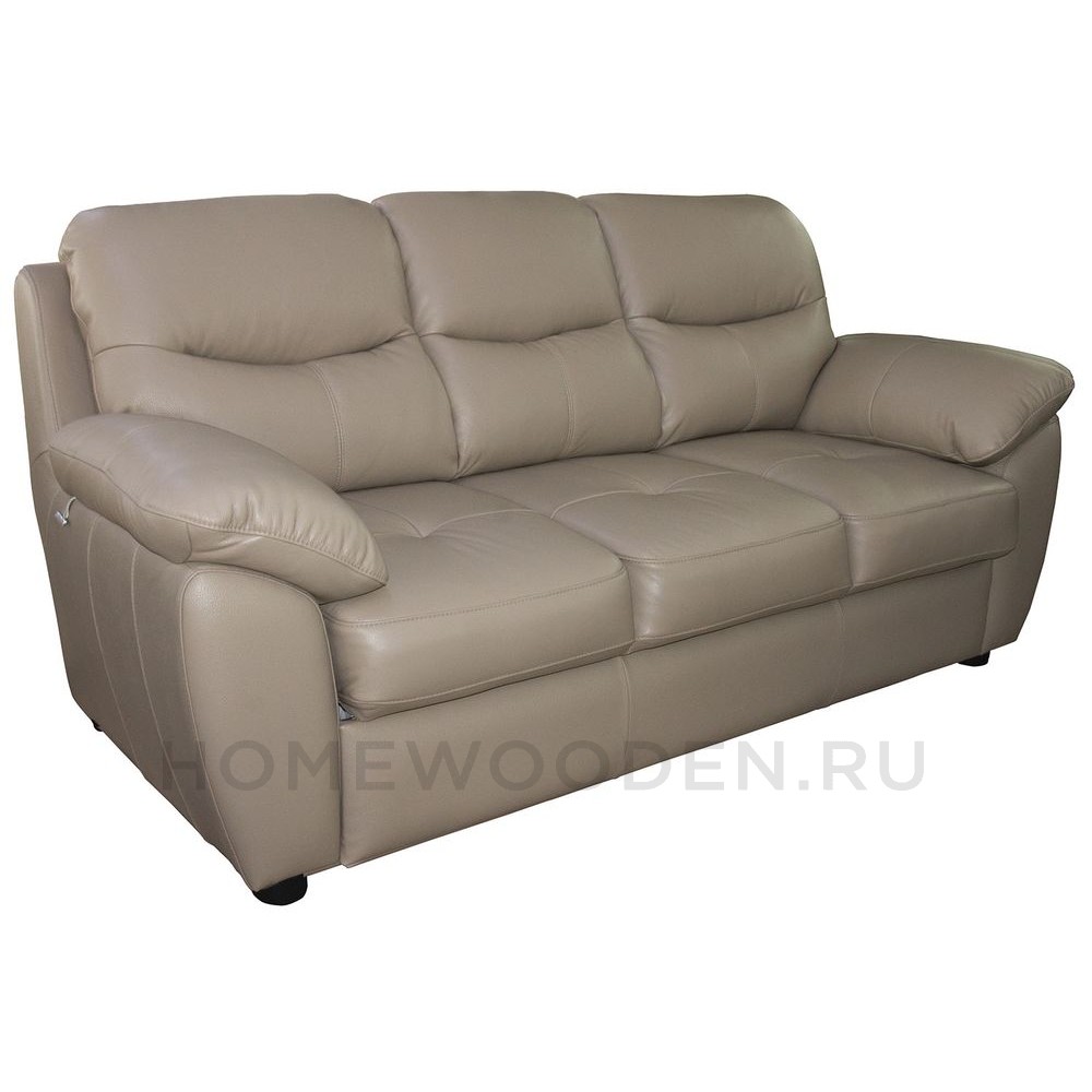 Кожаный Диван Плаза 3М