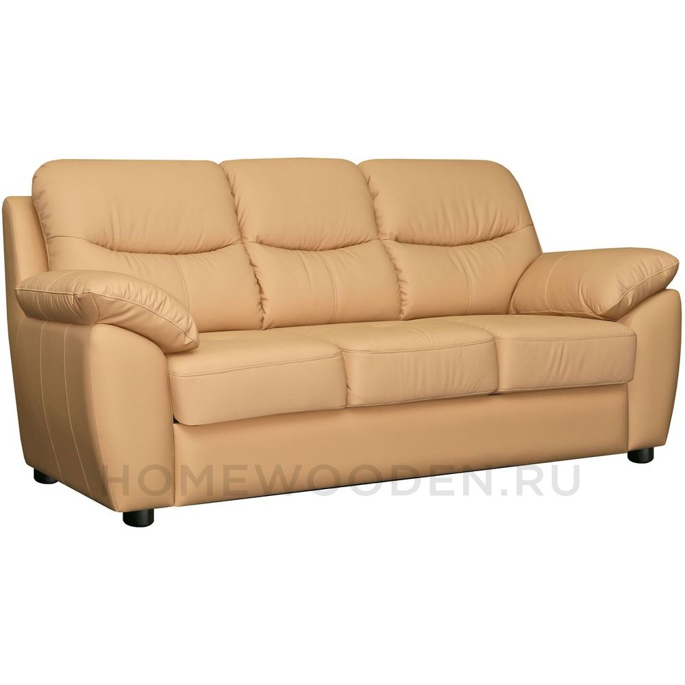 Кожаный Диван Плаза 3М