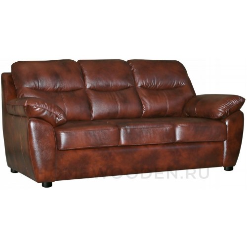 Кожаный Диван Плаза 3М