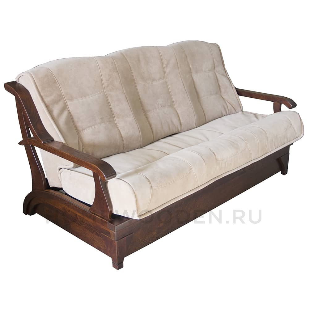 Кожаный диван кровать Партнер 3Р