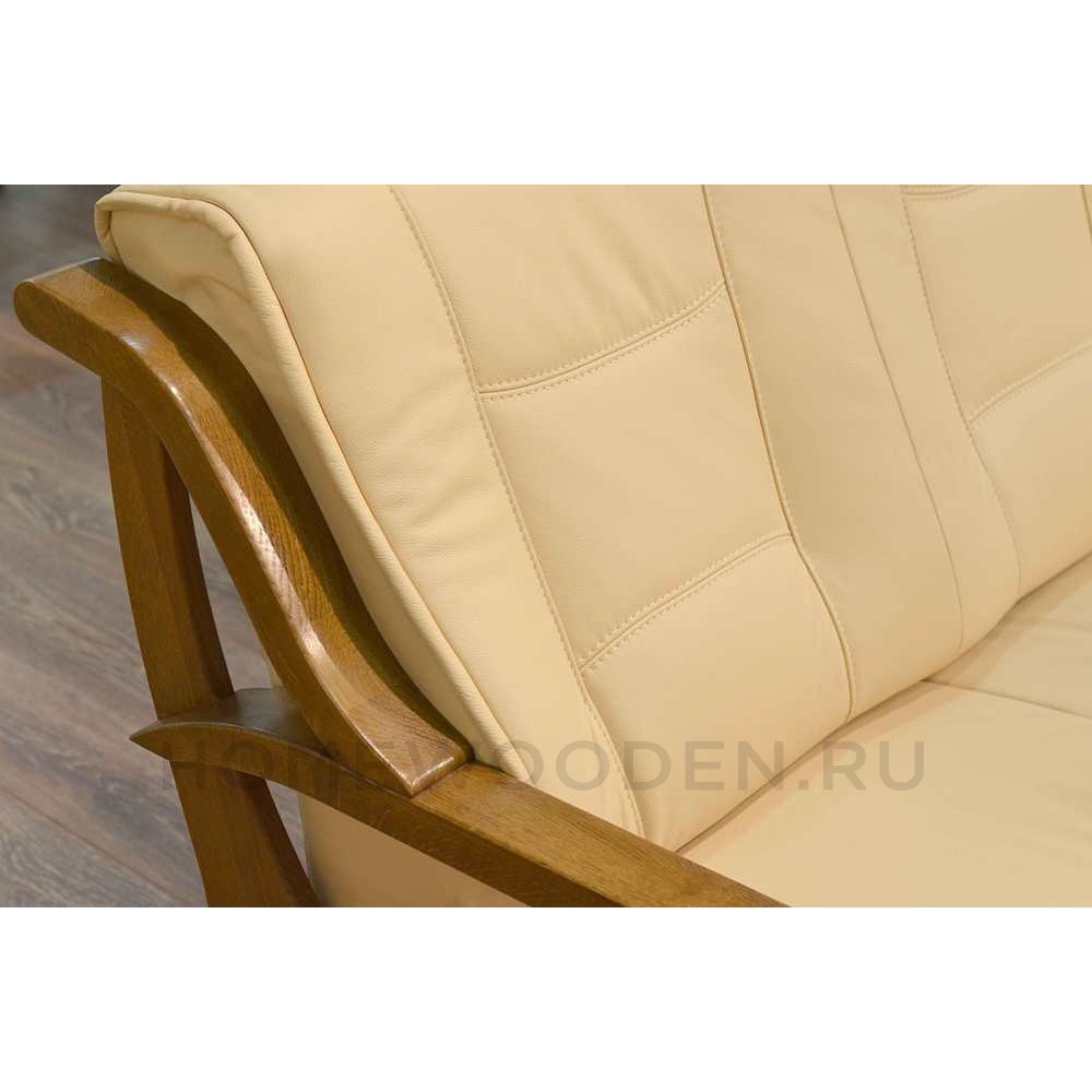 Кожаный диван кровать Партнер 3Р