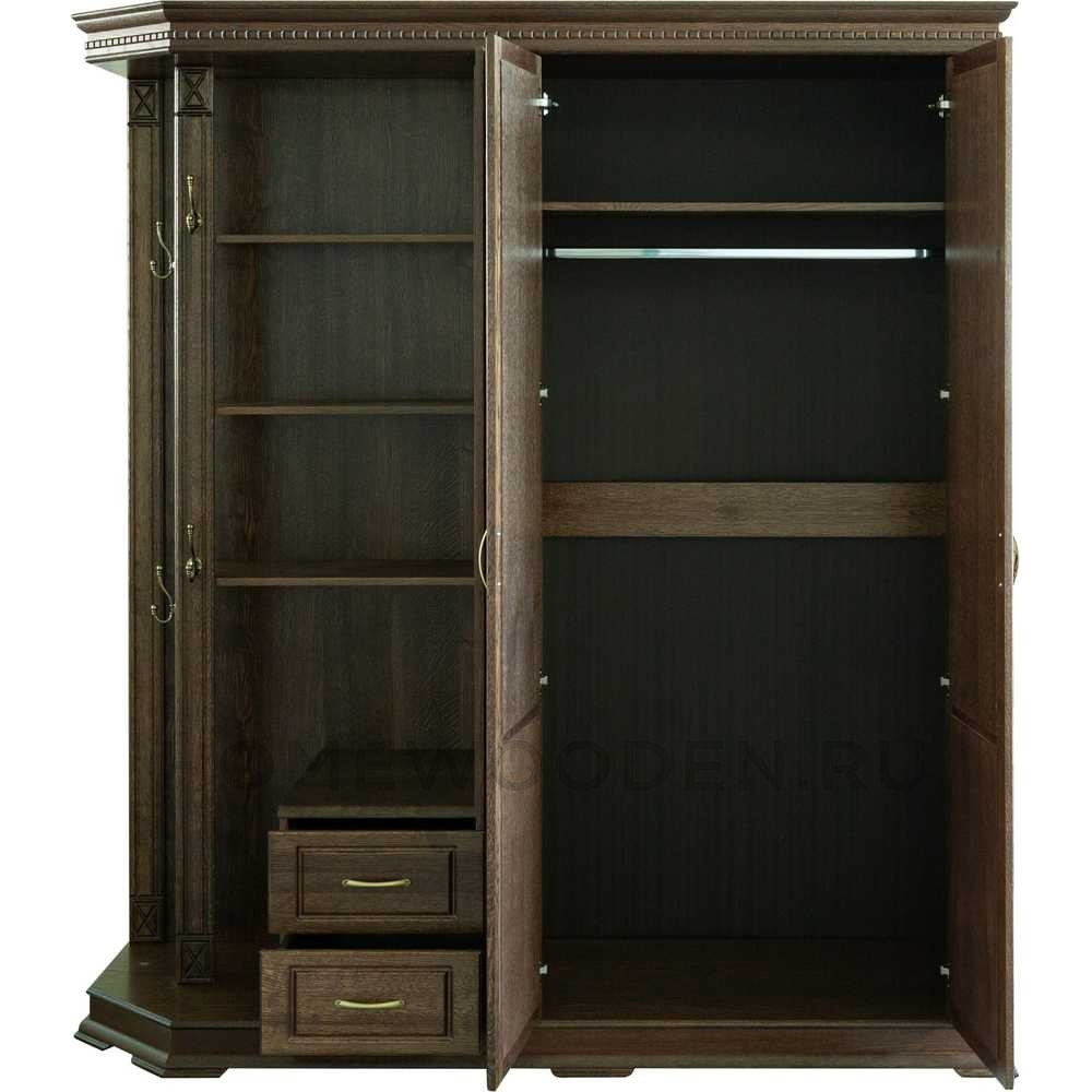 Шкаф комбинированный для прихожей Верди Классик П3.0487.3.01 (П433.01)