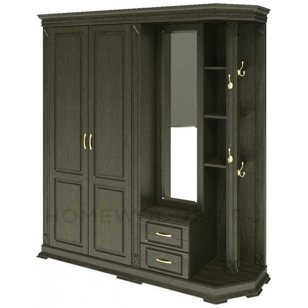 Шкаф комбинированный для прихожей Верди Классик П3.0487.3.01 (П433.01)