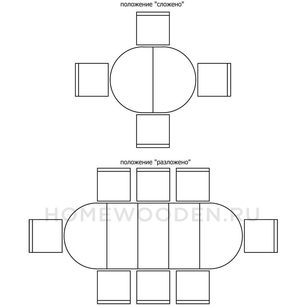 Стол обеденный Верди П4.487.4.07 (П323.01)