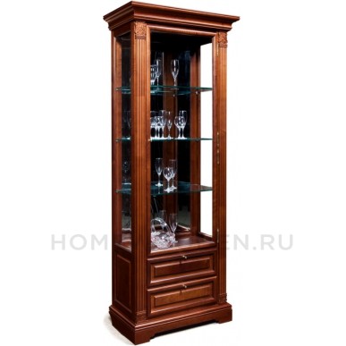 Шкаф с витриной Престиж ГМ 5906Е