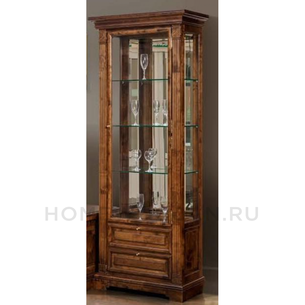 Шкаф с витриной Престиж ГМ 5906Е