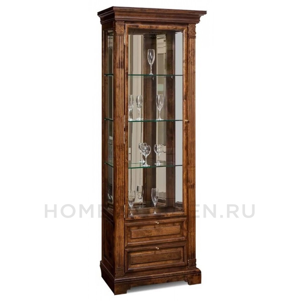 Шкаф с витриной Престиж ГМ 5906Е