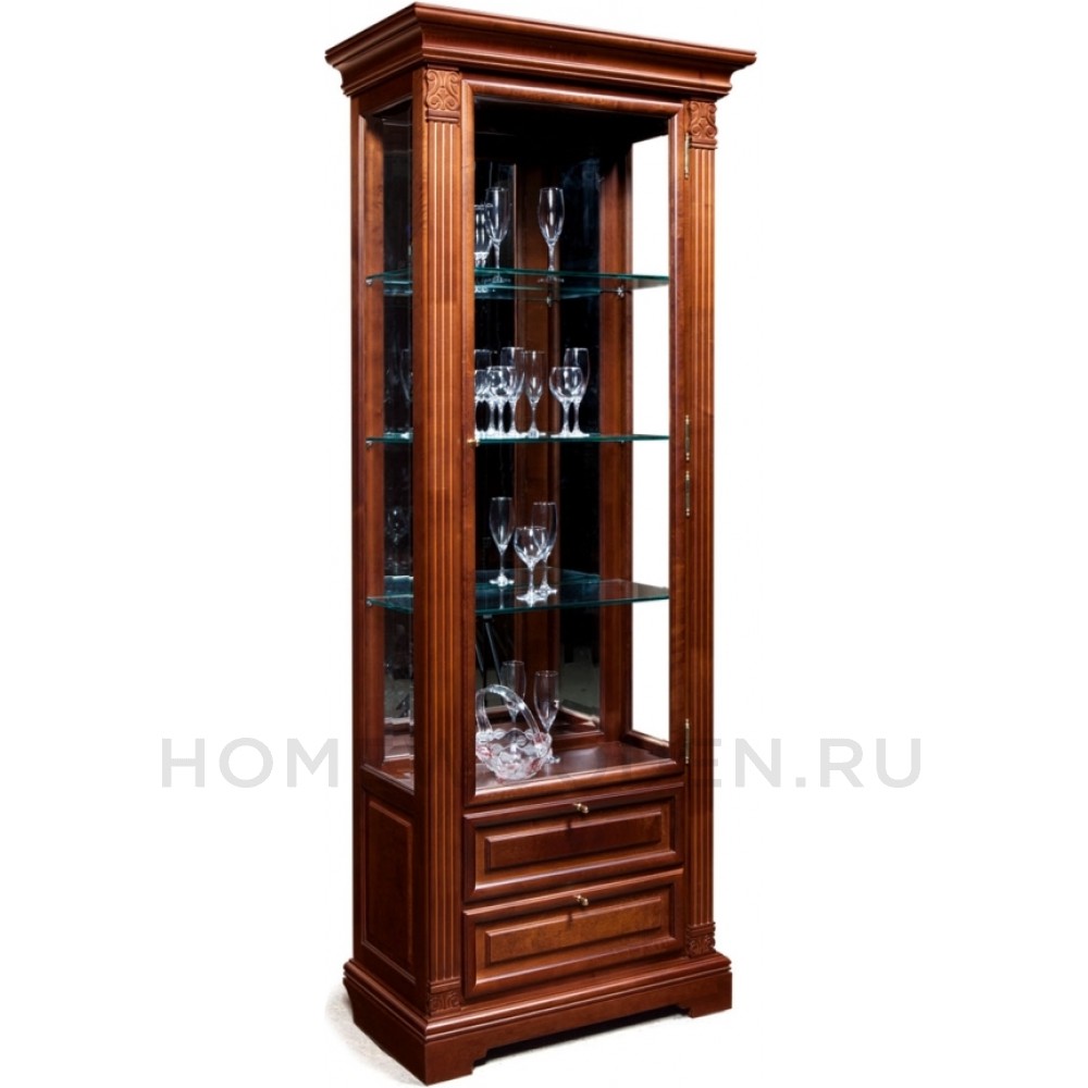 Шкаф с витриной Престиж ГМ 5906Е