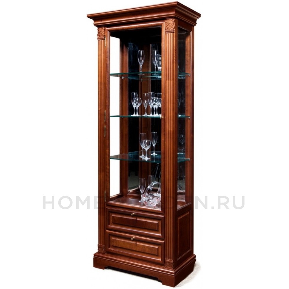 Шкаф с витриной Престиж ГМ 5906Е