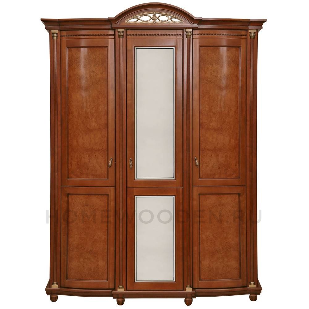 Шкаф для одежды 3д Валенсия Классик П3.0589.1.10 (П254.10)