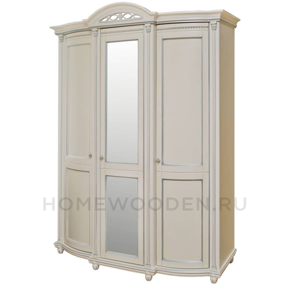Шкаф для одежды 3д Валенсия Классик П3.0589.1.10 (П254.10)