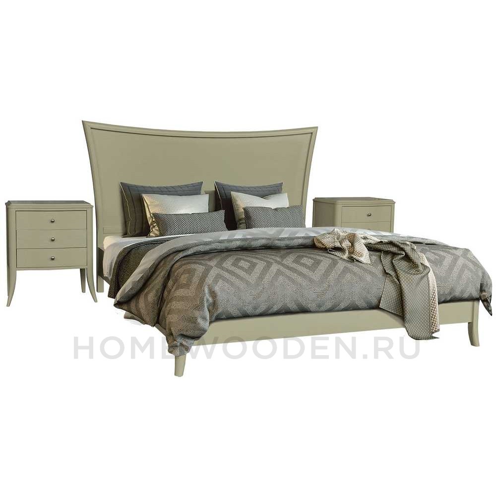 Кровать двойная 2-16 Тиффани БМ2.681.1.10