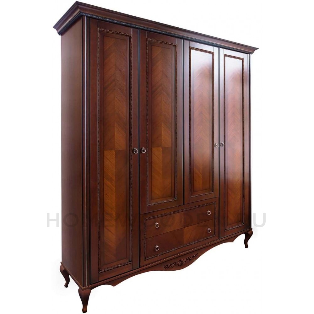 Шкаф 4-дверный Неаполь Т-454Д