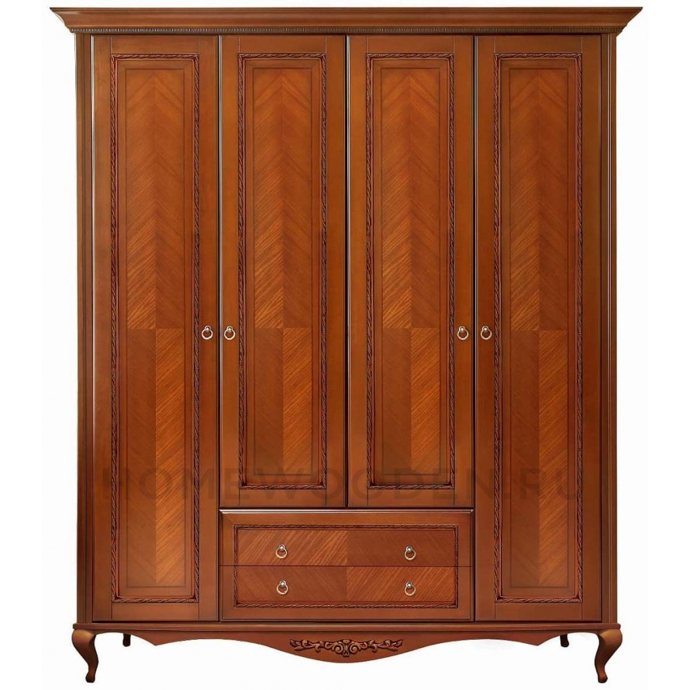 Шкаф 4-дверный Неаполь Т-454Д