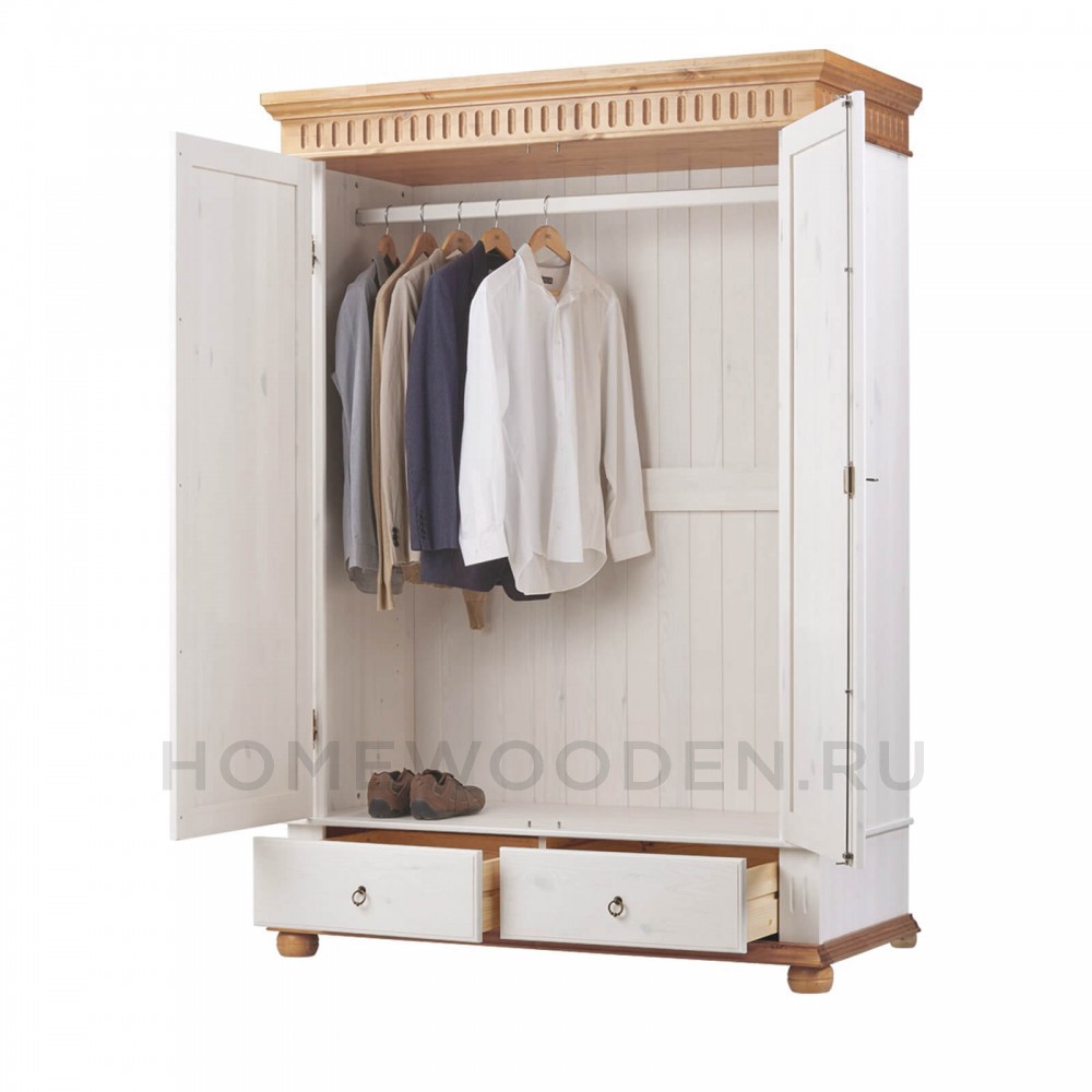 Шкаф "Хельсинки" 2 из массива сосны