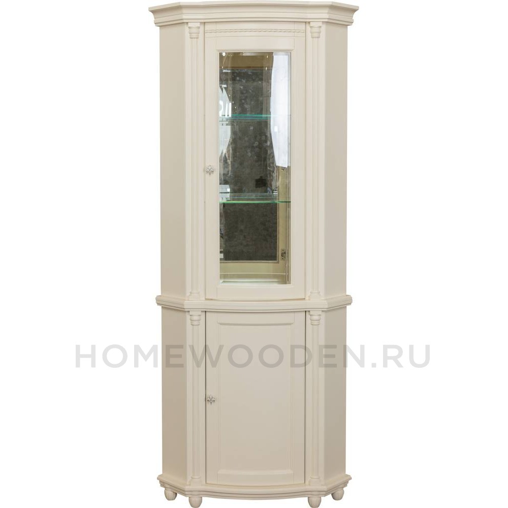 Шкаф комбинированный угловой Валенсия Классик П3.0589.0.04 (П244.13)