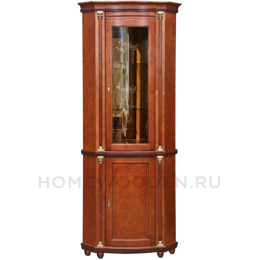 Шкаф комбинированный угловой Валенсия Классик П3.0589.0.04 (П244.13)