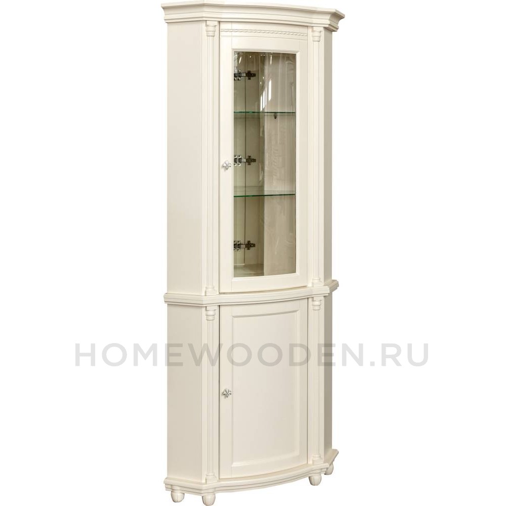 Шкаф комбинированный угловой Валенсия Классик П3.0589.0.04 (П244.13)