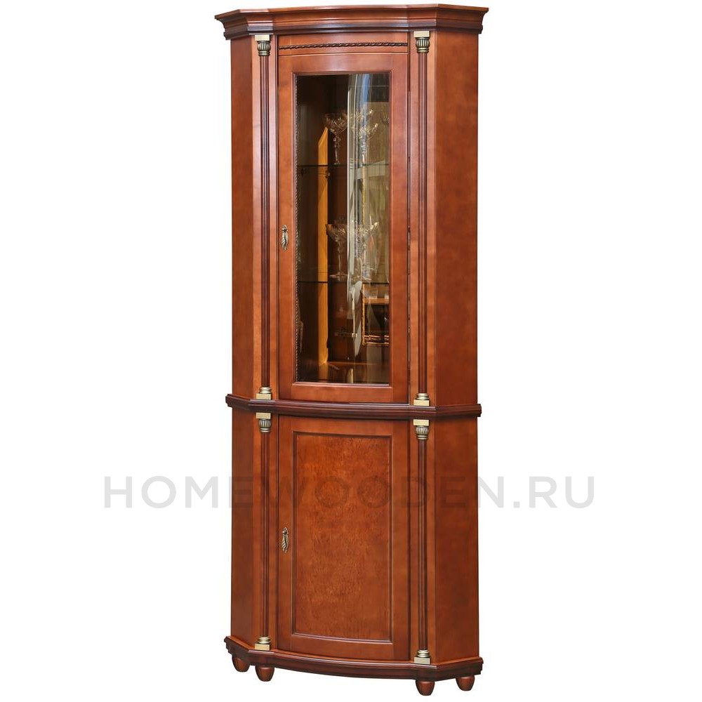 Шкаф комбинированный угловой Валенсия Классик П3.0589.0.04 (П244.13)