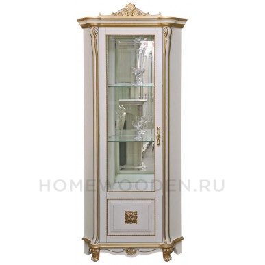 Шкаф с витриной Алези Люкс П1.349.0.13 (П350.13л) Шкаф с витриной Алези Люкс П1.349.0.13 (П350.13л)