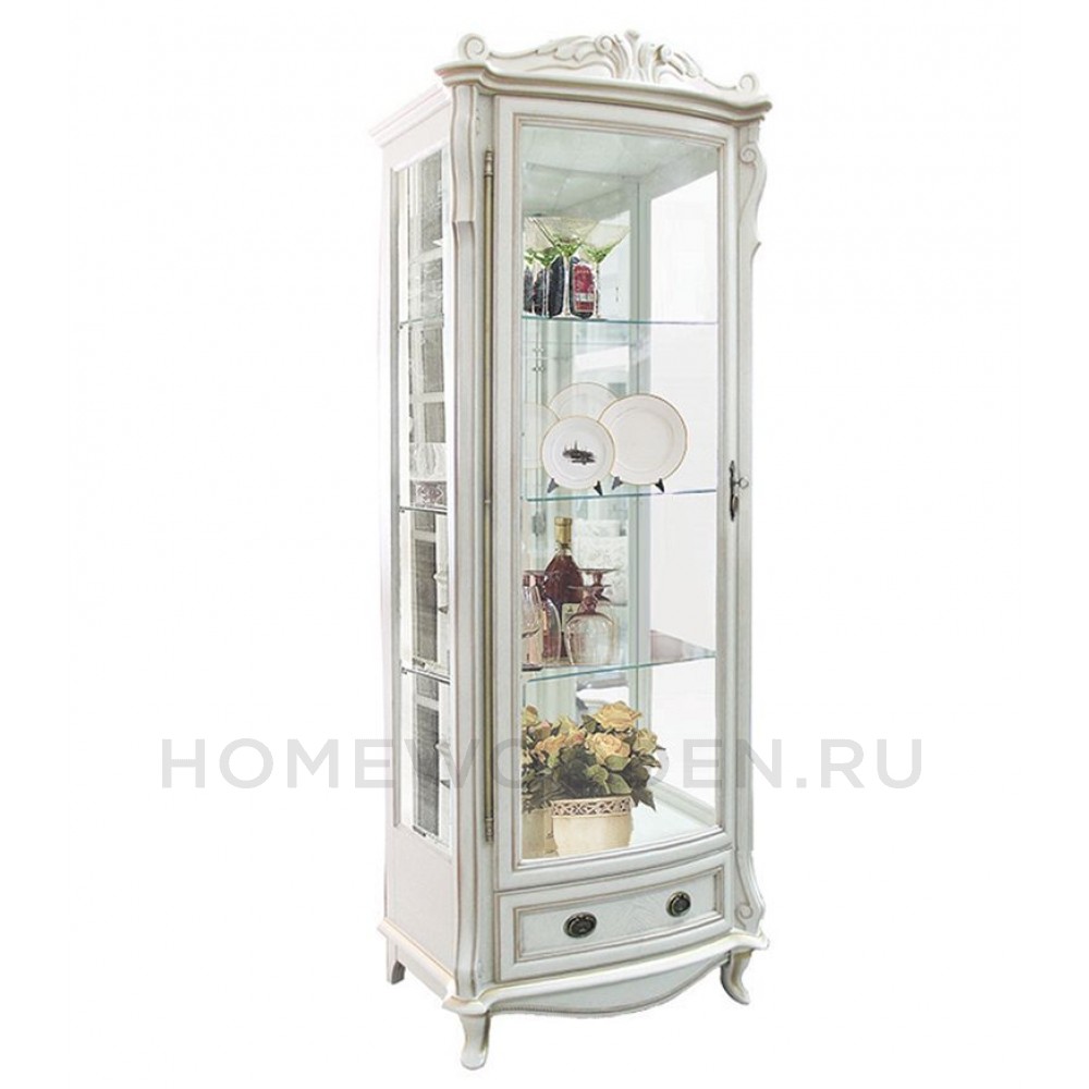 Шкаф с витриной Луи ММ-240-01