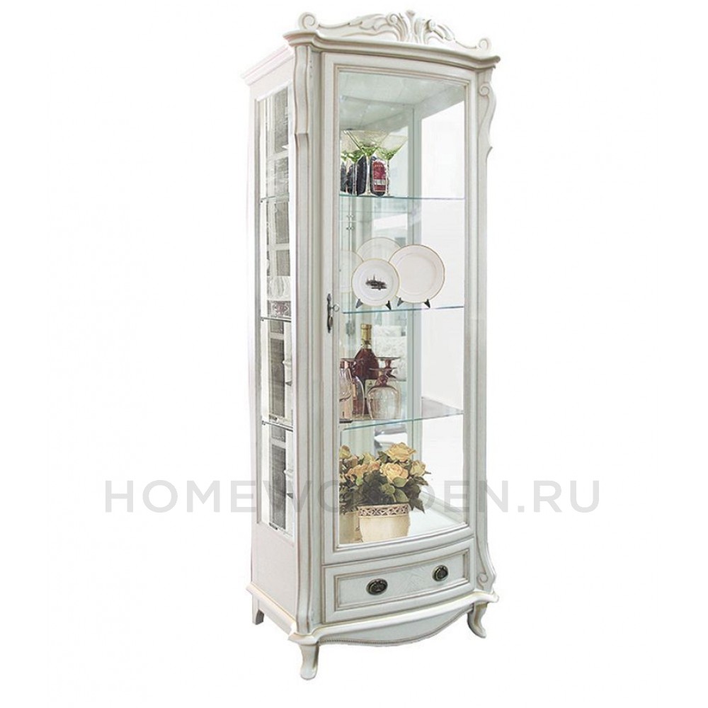 Шкаф с витриной Луи ММ-240-01