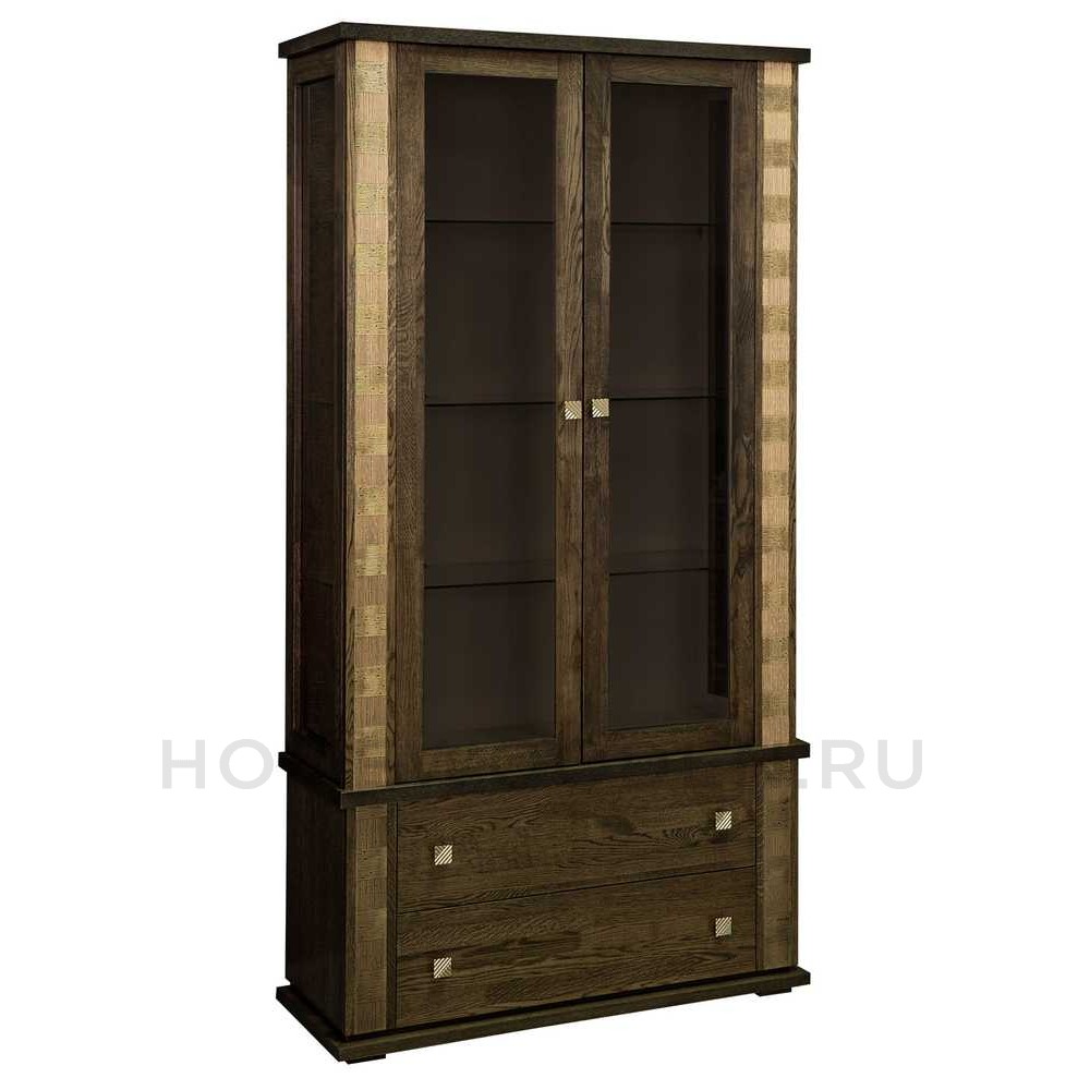 Шкаф с витриной Тунис П6.343.0.20 (П343.20Ш)