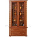 Шкаф с витриной Тунис П6.343.0.20 (П343.20Ш)
