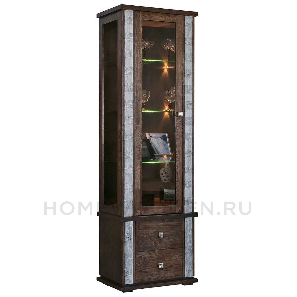 Шкаф с витриной Тунис П6.343.0.19 (П343.19Ш)