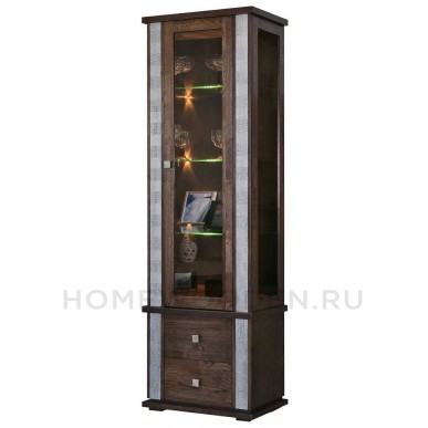 Шкаф с витриной Тунис П6.343.0.19 (П343.19Ш)