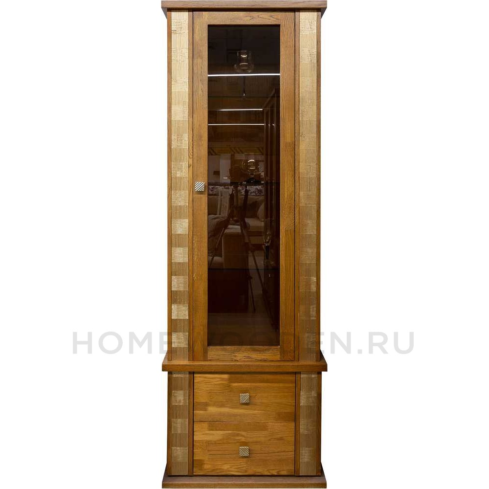 Шкаф с витриной Тунис П6.343.0.19 (П343.19Ш)