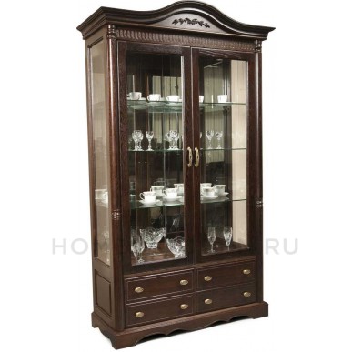 Шкаф с витриной 2д Паола БМ2.671.0.06(2114)