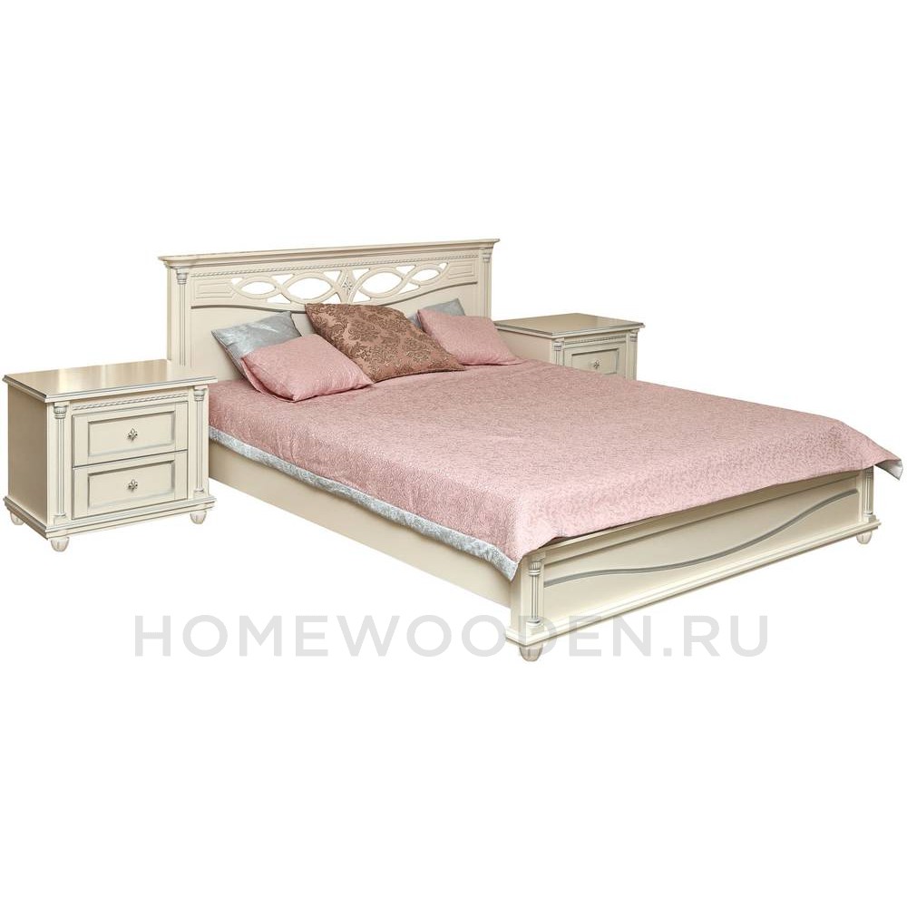 Кровать двойная Валенсия Классик (П254.51)