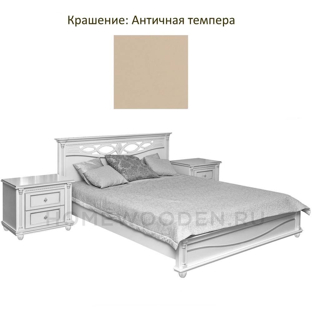 Кровать двойная Валенсия Классик (П254.51)