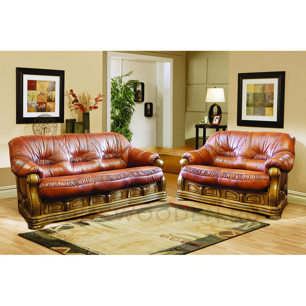 Кожаный диван Престиж двухместный