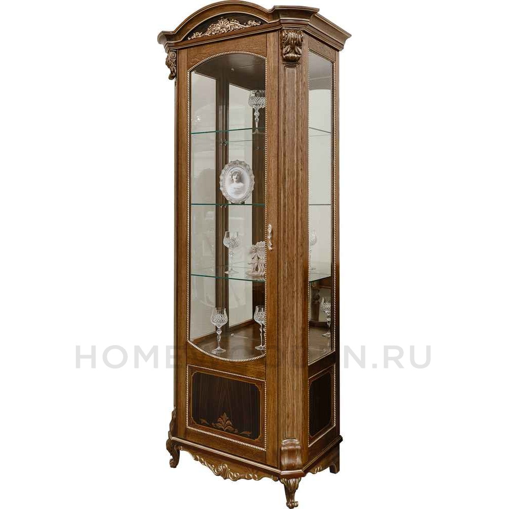 Шкаф с витриной Альба 8 П485.08