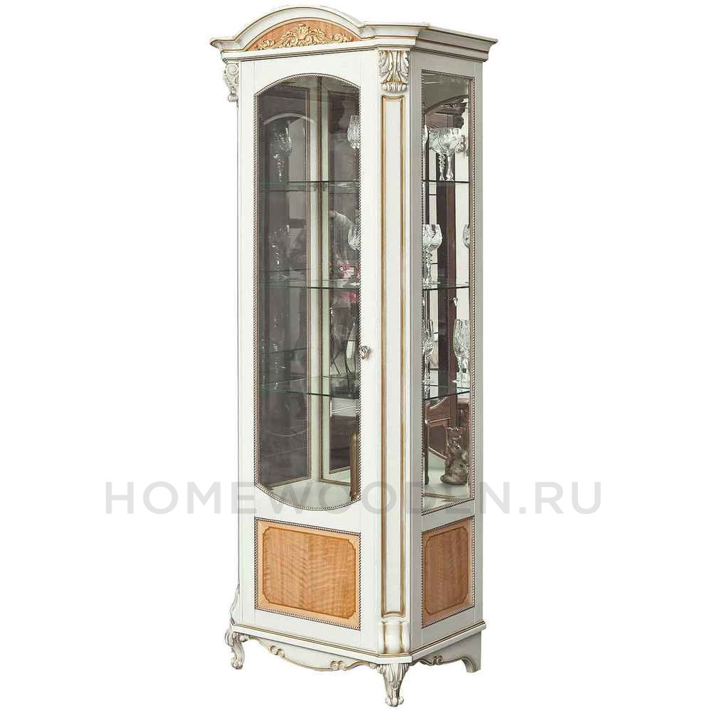 Шкаф с витриной Альба 8 П485.08