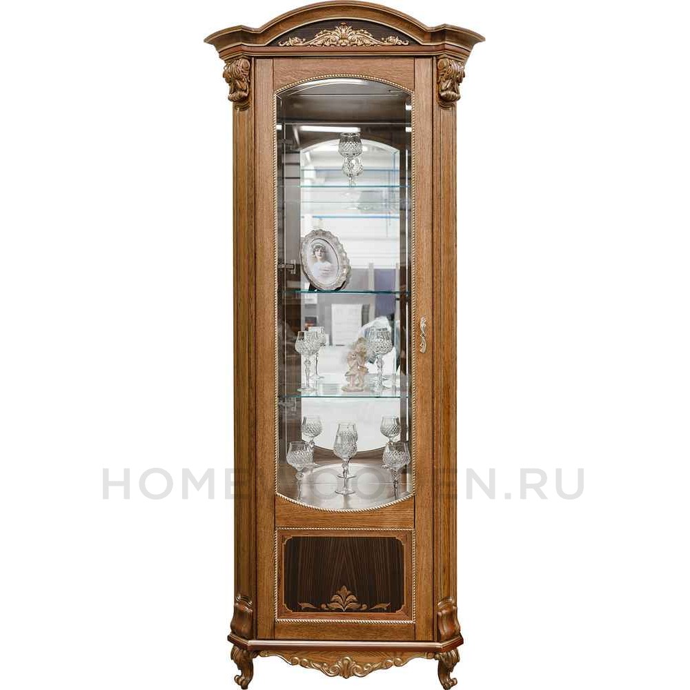 Шкаф с витриной Альба 8 П485.08