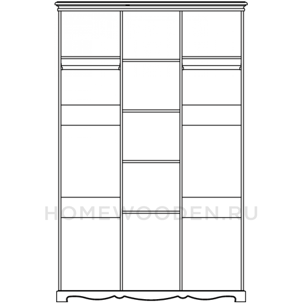 Шкаф комбинированный Лолита ГМ 8803