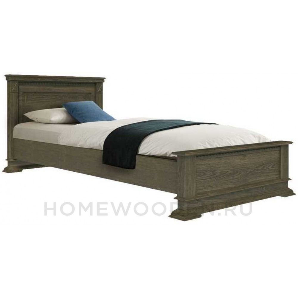 Кровать одинарная Верди Классик с низким изножьем П3.0487.1.11 (П434.05/1м)